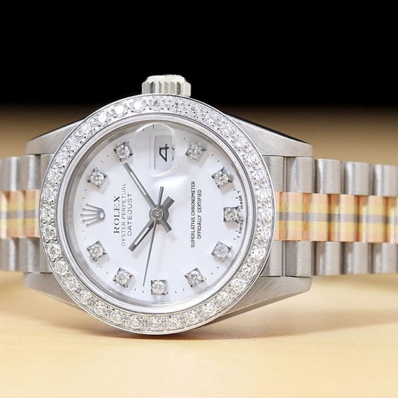Rolex President Ladies 18k Gold Watch w/ Box & Hangtag main image 4